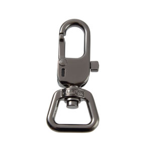 Clipon AK211T-S-017-BNK, crochet pivotant à verrouillage automatique en métal, brevet US/UE, haute résistance, adapté aux produits d'extérieur, collier pour animaux de compagnie - Product Image 1