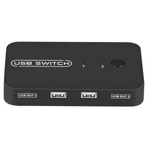 FJ-U202 Fjgear USB2.0 sharing switch 2 in 1 out switch two hosts share a set of keys and mice