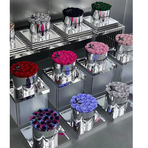 Rosa eterna Día de la madre Rosa preservada caja de regalo acrílica caja eternal preservar rosas flores - Product Image 6