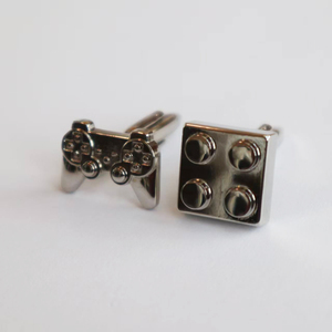 Gemelli in acciaio inossidabile con Logo personalizzato per uomo-regalo Unisex per festa di anniversario - Product Image 3