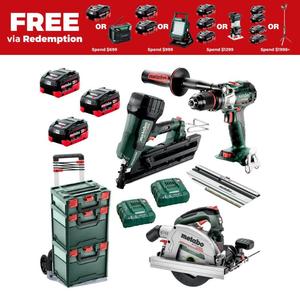 Metabos AU68307850 220-240V 5.5Ah Kit Inalámbrico con Batería de Iones de Litio, Taladro de Impacto de Una Velocidad, Uso Industrial/DIY, OEM, 3 Años de Garantía - Product Image 3