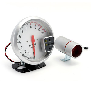 Tacómetro de 5 Pulgadas 11000 RPM Medidor para Coche de Carreras con Pantalla LED para Motor de 1-8 Cilindros Vehículos de 12V Medidor de Tacómetro de Alto Rendimiento - Product Image 4