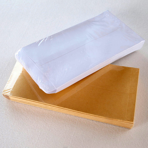 <span class=keywords><strong>Enveloppe</strong></span> en papier kraft blanc C8 81x57 mm 3 1/4\" X 2 1/4\" 6x9.25 24lb A7 <span class=keywords><strong>Enveloppe</strong></span> 5 1/4 X 7 1/4 Auto-adhésive <span class=keywords><strong>avec</strong></span> fenêtre blanche - Product Image 6