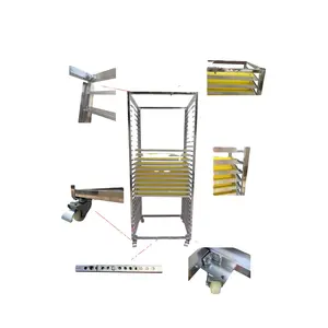 Factory directly supply screen printing equipment stainless steel without rust screen printing drying racks with 30 layers