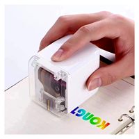Printer Inkjet Genggam MBrush Portabel Mini untuk Label Barcode Berwarna, Kertas, Kartu, dan Kain