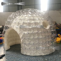 Dôme transparent pour l'extérieur, tente bulle gonflable de luxe, chambre d'hôtel