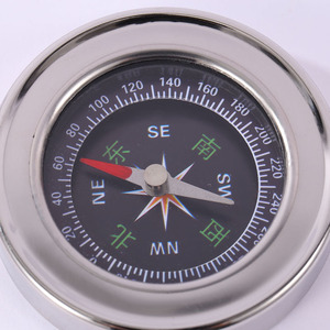 Stainless Steel Disc Compass Portable Outdoor Navigation Tool For Hiking And Education Use - Product Image 5