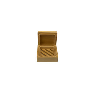 Boîte à bijoux rectangulaire de luxe en MDF brun recyclable, faite à la main, 50 ml, vernie, avec option de gravure laser, marque DSR-008 - Product Image 5