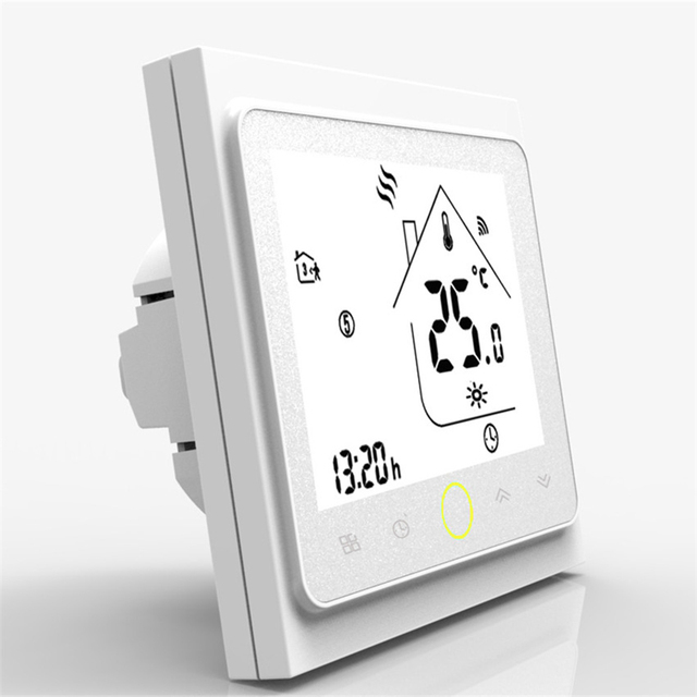 95~250V WiFi Smart Thermostat Temperature Controller for Water Electric Floor Heating Gas Boiler Works With Alexa Google Home