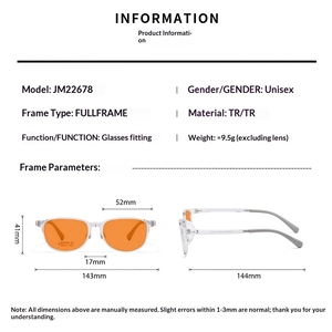 แว่นตา OEM กรองแสงสีฟ้า แว่นตาเลนส์สีแดงสำหรับอ่านหนังสือ แว่นตาป้องกันแสงสีฟ้า แว่นตากรองแสงสีฟ้าสีส้ม - Product Image 4