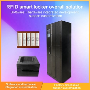 Casillero Inteligente RFID con Cerradura Electrónica, Construcción Metálica Resistente, Cierre Automático de Puerta, Capacidad de 67 lb, Estructura Ensamblada, <span class=keywords><strong>UPUS</strong></span> - Product Image 2