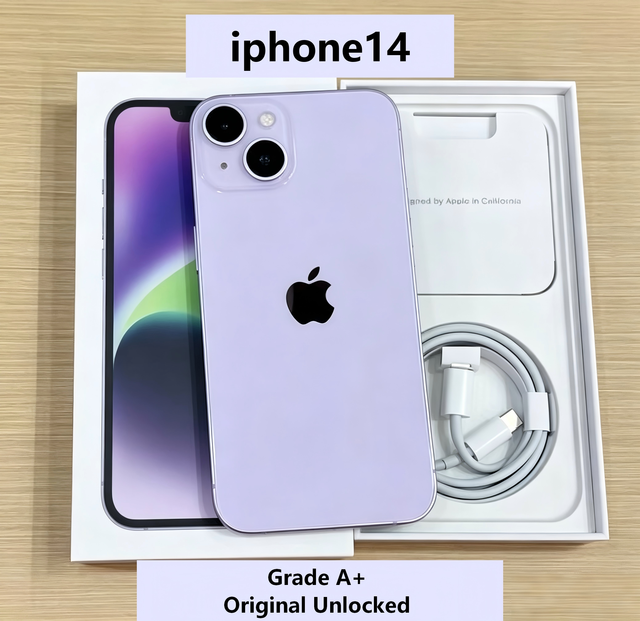 Original Unlocked Used iPhone 14 128GB /256GB Near New iPhone Fully Functional Wholesale