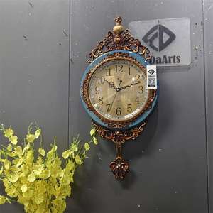 Horloge murale décorative de luxe moderne dorée de grande taille 72x35 cm, personnalisable en usine, pour la maison, livraison directe DDP - Product Image 6