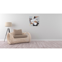Peinture à l'huile sur toile peinte à la main sur toile Décoration de salon personnalisée en gros Oeuvres d'art mural Images d'hôtel