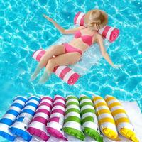 Fauteuil flottant gonflable pour sports nautiques, transat de bronzage, hamac de parc aquatique, coussin de radeau, flotteurs de piscine intérieur/extérieur