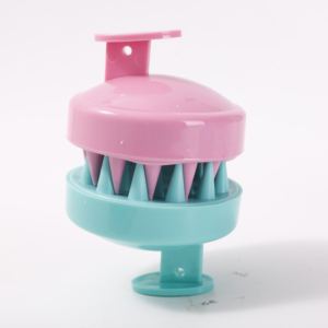 Pettine per Lavaggio Capelli da Uomo, Prezzo Negoziabile, Forma Ovale Personalizzabile, Impermeabile, Materiale TPR, Spazzola Massaggiante per Doccia - Product Image 3