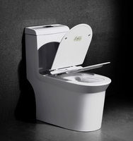 WC monobloc en céramique à double chasse, à poser au sol, facile à nettoyer, pour la vente en gros directe usine