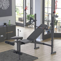 Équipement de gymnastique réglable en Offres Spéciales Rembourrage en mousse haute densité Banc de gymnastique à domicile Presse avec tube carré Conception Banc de musculation standard
