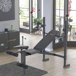 Panca Pesi <span class=keywords><strong>Standard</strong></span> di Grande Successo con Design a Tubo Quadrato, Panca Regolabile per Palestra con Imbottitura in Schiuma ad Alta Densità per Home Gym - Product Image 6