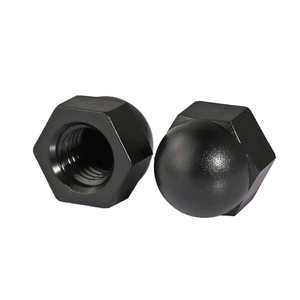 Écrous hexagonaux bombés M16 de haute qualité, en nylon noir, pour la protection et la décoration des boulons, pour le secteur pétrolier et gazier - Product Image 1