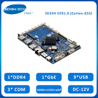 Placa Base SK35H Rockchip RK3568B SOC Arm Cortex-A55 con HD+EDP+LVDS, 1 Ranura para Tarjeta TF, 3x TTL