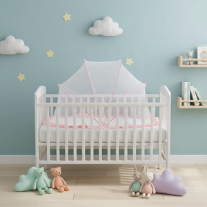 아기 침대 모기장 어린이 아기 침대 모기장 커버 아기 신생아 바닥없는 접이식 유르트 범용 - Product Image 5