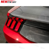 Convient pour Ford Mustang Shelby 2024+, couvercle de coffre en fibre de carbone, avec becquet arrière intégré