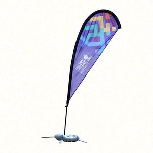 Outdoor Flying Polyester Beach Teardrop <b>Flags</b> Banner Double Sided Printed Promotion Advertising <b>Flag</b> - Product Image 3