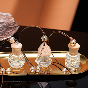 Voiture <span class=keywords><strong>vide</strong></span> suspendu désodorisants parfum aromathérapie <span class=keywords><strong>bouteille</strong></span> en verre diffuseur de luxe <span class=keywords><strong>bouteille</strong></span> avec <span class=keywords><strong>bouchon</strong></span> en bois - Product Image 3