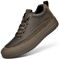 Nouvelles Chaussures Décontractées en Cuir Respirantes pour Hommes – Baskets et Mocassins Tendance