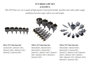 ดอกสว่านเจาะแกน5A 10ชิ้นสำหรับงานอุตสาหกรรมเจาะรูสเตนเลสสตีล TCT ปลายคาร์ไบด์เจาะโลหะอัลลอย M-285เจาะตัด - Product Image 6