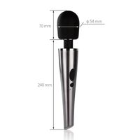 Vibrateur sans fil puissant et silencieux en silicone rechargeable pour femmes avec 10 modes de vibration, étanche IPX7