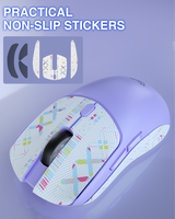 AULA SC580 Mouse Gaming Tri-mode Isi Ulang Ergonomis 10000 DPI Nirkabel RGB Backlit 7 Tombol untuk Kantor dan Gaming