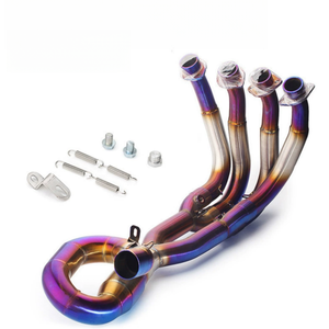 Tubos de Escape para Motocicleta, Sistema Completo de Acero Inoxidable, Tubo Delantero Modificado, Ajuste de Alto Rendimiento - Product Image 4