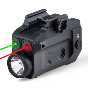 Dual Laser thiết kế chiến thuật Laser đèn pin màu xanh lá cây và màu đỏ laser có thể sạc lại Đèn Pin Nhôm chiến thuật ngọn đuốc ánh sáng - Product Image 2