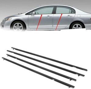Joint d'étanchéité de vitre extérieure de voiture pour <span class=keywords><strong>Honda</strong></span> <span class=keywords><strong>Civic</strong></span> <span class=keywords><strong>2006</strong></span> 2007 2008 2009 2010 2011 Bande de joint de porte de voiture - Product Image 2