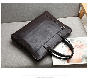 <span class=keywords><strong>Sac</strong></span> à <span class=keywords><strong>ordinateur</strong></span> portable en <span class=keywords><strong>cuir</strong></span> pour <span class=keywords><strong>homme</strong></span> de haute qualité vintage noir de <span class=keywords><strong>17</strong></span> <span class=keywords><strong>pouces</strong></span> - Product Image 6