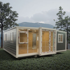 Có Thể Gập Lại Kiến Trúc 2-Phòng Ngủ Xách Tay Modular Nhà 20 Chân 40 Chân Mở Rộng Gấp Container Nhà - Product Image 2