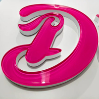 Lettres en gel 3D personnalisées, logo LED, enseigne transparente, étanche, multicolores, entreprises, voitures, hôtels, bureaux, magasins, appartements, taxis