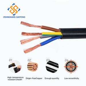 Câble d'alimentation flexible en PVC H05VV-F 450/750V 5G pour le câblage des panneaux de commande de machines industrielles IEC 60332-1-2 RoHS - Product Image 3
