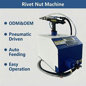 Système de fixation automatique à rivets à haute efficacité, entraîné par un servomoteur, pour l'assemblage automobile et les travaux de tôlerie - Product Image 1