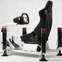 Simulateur de cockpit d'avion en métal VR 9D pour l'intérieur, plus de 80 jeux, aventure de vol en hélicoptère, pour la maison, les parcs sportifs, les aéroports
