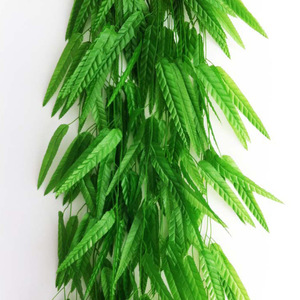Feuilles de saule artificielles de 1,8 m de long, guirlandes de fleurs en soie pour la décoration de plafond de maternelle - Product Image 1