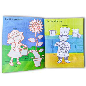 Cahier d'activités autocollants pour enfants avec impression personnalisée et différents thèmes Livres d'autocollants imperméables et réutilisables pour le bricolage - Product Image 5