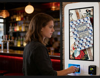 Distributeur automatique intelligent miniature à écran tactile de 21,5 pouces, mural, pour cigares, avec vérification de l'âge