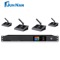Estudio profesional Micrófono de mano de 4 canales Sistema DE MICRÓFONO INALÁMBRICO UHF para reuniones Actuaciones en el escenario