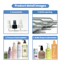 Envase Metálico Personalizado de Aluminio para Perfume en Aerosol de 35*65mm y 30ml, Spray para Quemaduras, Spray de Vitaminas, Spray para Dolores Musculares