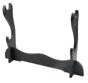 Katana 또는 Wakizashi 칼 용 디럭스 블랙 래커 테이블 스탠드 장난감 칼 용 디스플레이 홀더 - Product Image 2