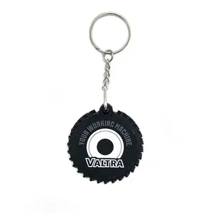 Factory customized design your idea rubber keychain promotional 2d keychain pvc for gift business