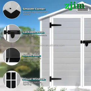 ตู้เก็บของในสวนกล่องเครื่องมือพลาสติกทนทานใช้กลางแจ้ง - Product Image 2